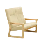 BE - 2 dvojkřeslo, koženka HOLY BE 5 - koženka krémová